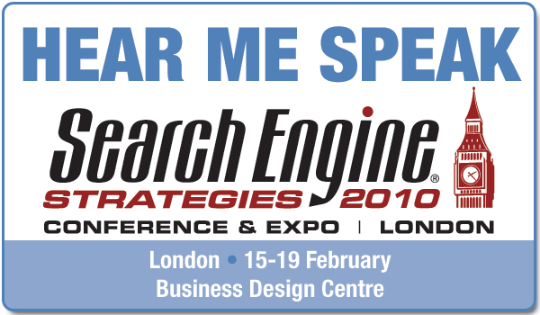 Speaking at SES London in February
